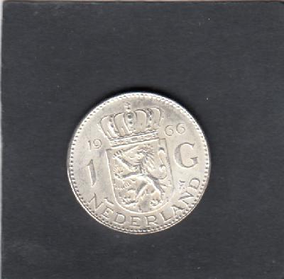 Beschrijving: 1 Gulden JULIANA 